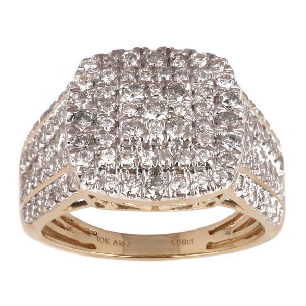 10K 3.69-3.75CT D-MENS RINGS