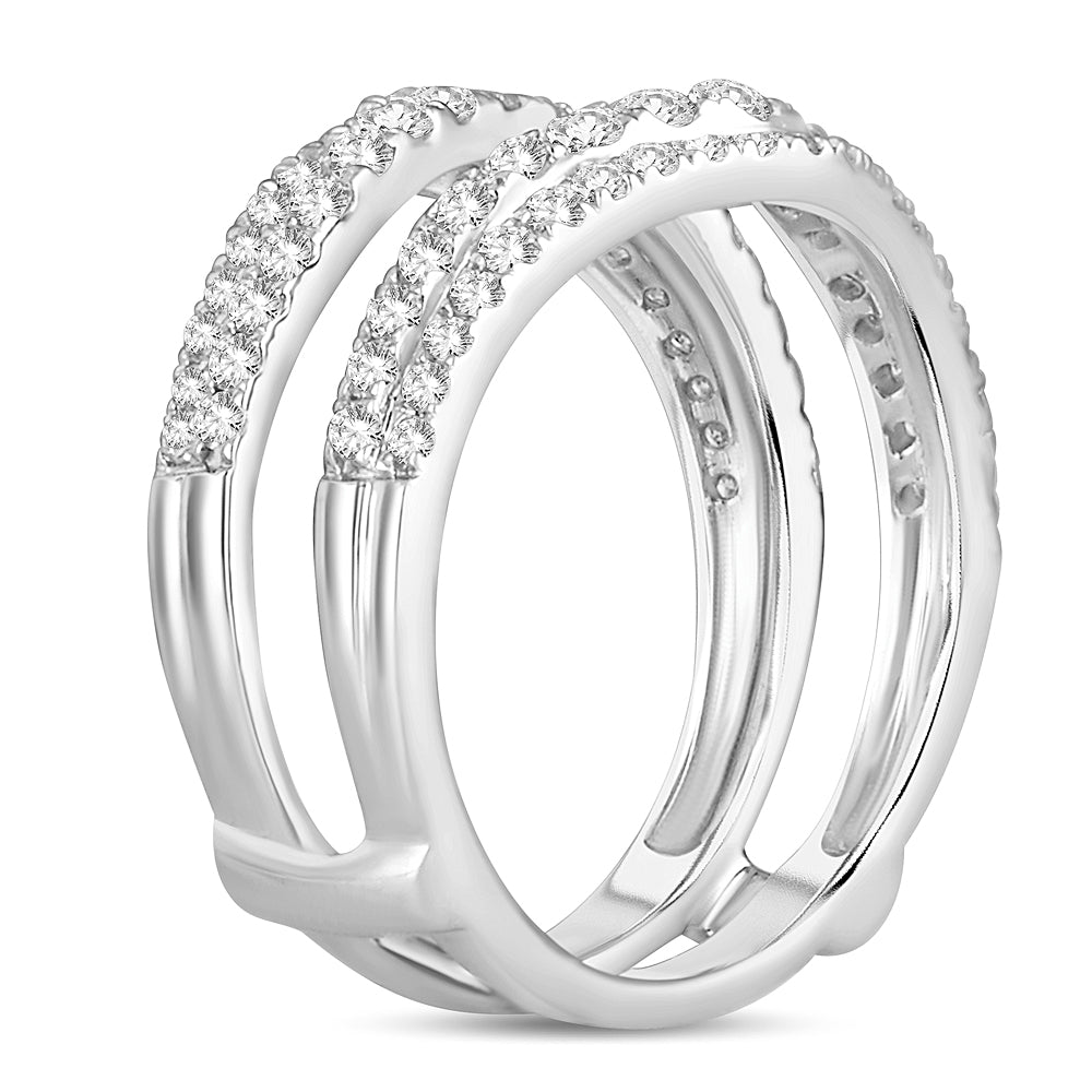 14K 1.00CT Diamond RING GUARD.