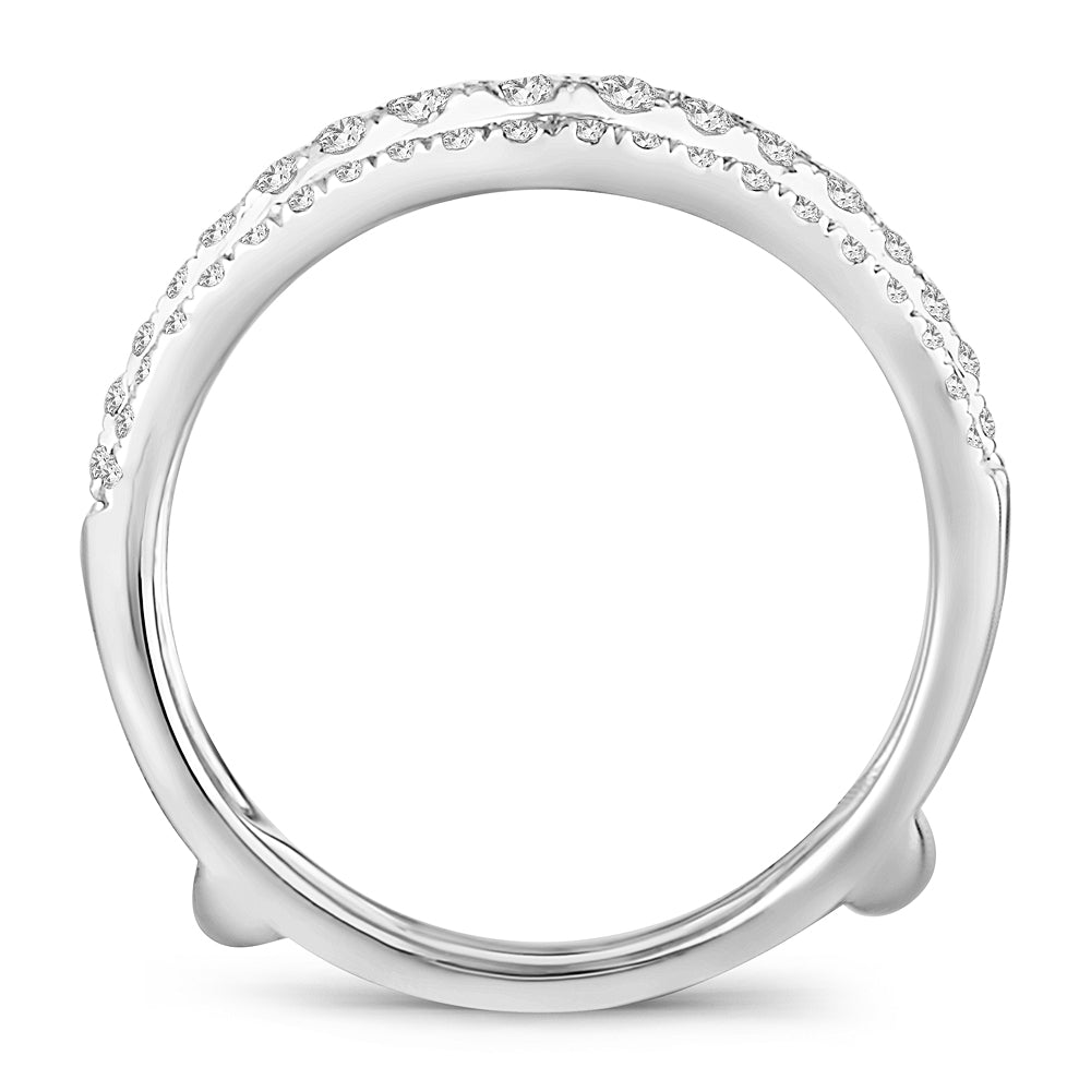14K 1.00CT Diamond RING GUARD.