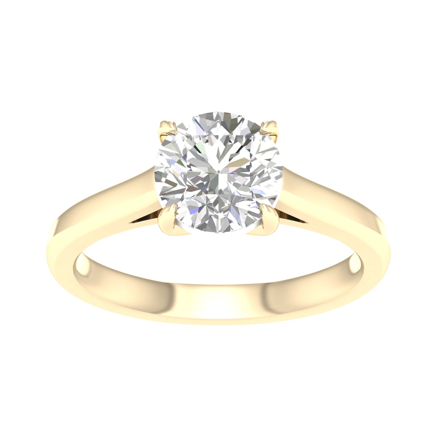 14K 2.00CT Lab Diamond Ring