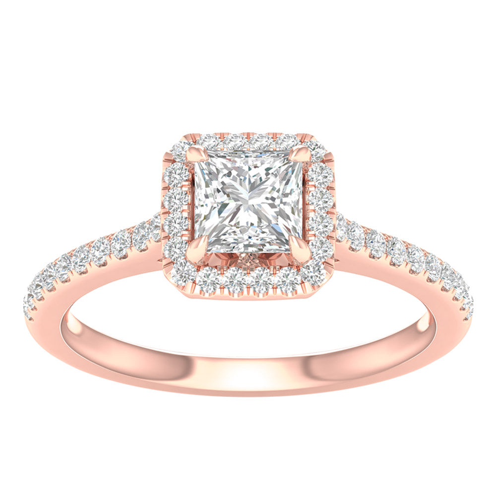 14K 1.25CT Lab Grown Diamond Engagement Ring