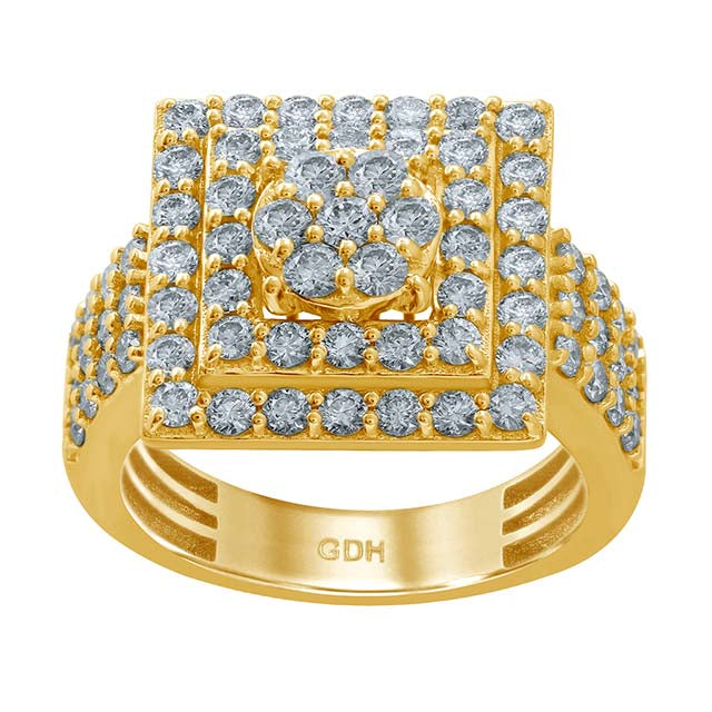 10K 2.71-2.80CT D-DARK POLISH RING