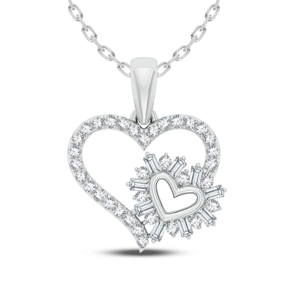 10KT & 14KT LADIES DIAMOND PENDANTS