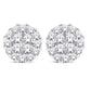 14 Karat All Yellow Gold 0.50 Carat Diamonds Round Earrings-0126214-ALY