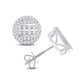 10 Karat White Gold 0.50 Carat Diamonds Round Earrings-0126853-WG
