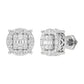10 Karat White Gold 0.42 Carat Diamonds Round Earrings-0129878-WG