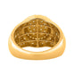 10 Karat Two-Tone Gold 1.93 Carat Diamonds Designer Men's Ring-0329265-TT