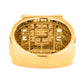 10 Karat Two-Tone Gold 1.69 Carat Diamonds Designer Men's Ring-0329268-TT