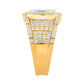 10 Karat Two-Tone Gold 2.25 Carat Diamonds Designer Men's Ring-0329280-TT