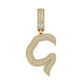 10 Karat Yellow Gold 0.90 Carat Diamonds Initial (G) Pendant-0830031-YG