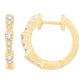 10 Karat Yellow Gold 0.34 Carat Diamonds Fancy Hoops-0932165-YG