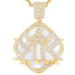 10 Karat All Yellow Gold 2.15 Carat Diamonds KK HipHop Pendant-1025946-ALY