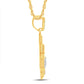 10 Karat All Yellow Gold 1.00 Carat Diamonds Hot Boy HipHop Pendant-1026321-ALY