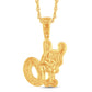 10 Karat Two-Tone (Yellow and White) Gold 1.22 Carat Diamonds Fashion HipHop Pendant-1026323-YW