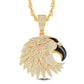 10 Karat All Yellow Gold 1.36 Carat Diamonds Falcon HipHop Pendant-1026326-ALY