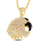 10 Karat All Yellow Gold 1.36 Carat Diamonds Falcon HipHop Pendant-1026326-ALY