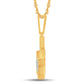 10 Karat Yellow Gold 0.36 Carat Diamonds Stars HipHop Pendant-1026334-YG