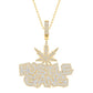 10 Karat Yellow Gold 1.50 Carat Diamonds Hustle Gang HipHop Pendant-1027096-YG