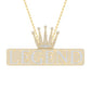 10 Karat Two-Tone (Yellow and White) Gold 2.60 Carat Diamonds Legend HipHop Pendant-1027097-YW