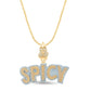 10 Karat Yellow Gold 1.00 Carat Diamonds Spicy HipHop Pendant-1029596-YG