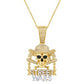 10 Karat Yellow Gold 0.90 Carat Diamonds STREET WARS HipHop Pendant-1029600-YG