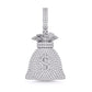 10 Karat White Gold 4.10 Carat Diamonds Money Bag HipHop Pendant-1030004-WG