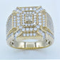 10K 2.18-2.24CT D-MENS RINGS