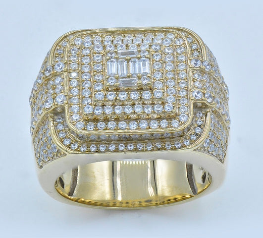 10K 2.23- 2.51CT D-MENS RINGS