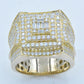 10K 2.32-2.40CT D-MENS RINGS