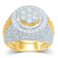 10K 3.26-3.35CT D-MENS RING