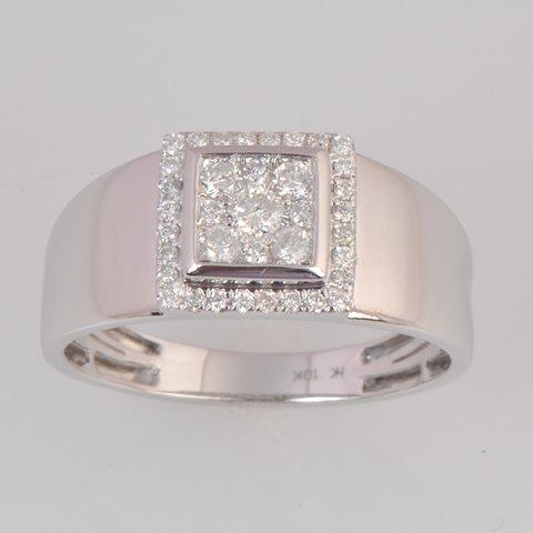 10K 0.50CT D-MENS RINGS