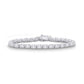 14 Karat White Gold 2.91 Carat Diamonds Fashion Ladies Bracelet-1232029-WG