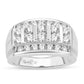 14K  2.00CT  Diamond Mens Band