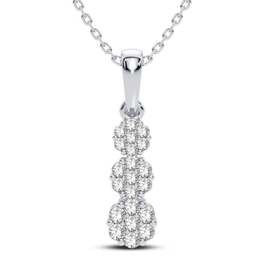 10K 0.50CT Diamond Pendant