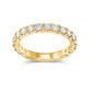 14K 075CT Diamond Band (18 Diamond Stones)