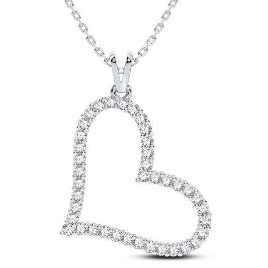 14K 0.50CT Diamond Pendant