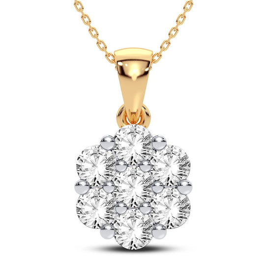 14K 0.75CT Diamond Pendant