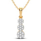 14K 0.25CT Diamond Pendant