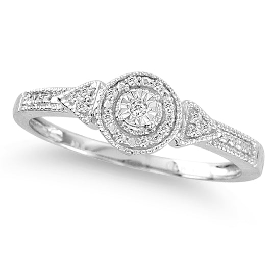 10K  0.04CT  Diamond  RING.