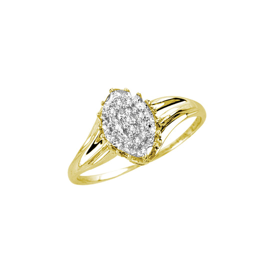 10K  0.02CT  Diamond Fashion Ring