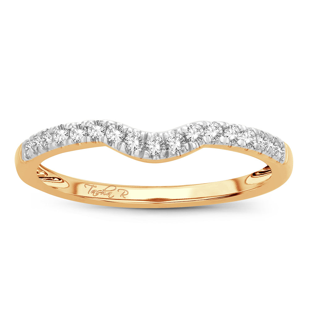 14K  0.20CT  Diamond Enhancer Band