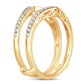 14K  0.38CT  Diamond RING GUARD