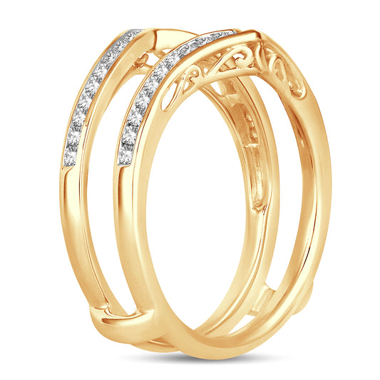 14K  0.38CT  Diamond RING GUARD