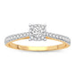 10K 0.09CT Diamond Ring