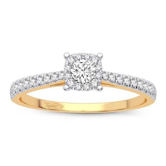 10K 0.09CT Diamond Ring