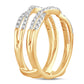 14K   0.33CT DIAMOND RING GUARD