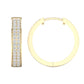 10K 0.20ct Diamond Hoops