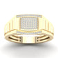 10K 0.20ct Diamond Mens Ring