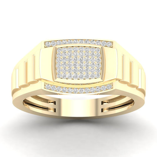 10K 0.20ct Diamond Mens Ring