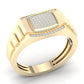 10K 0.20ct Diamond Mens Ring